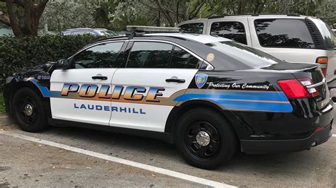 Lauderhill Police Department in Sunrise, Florida .